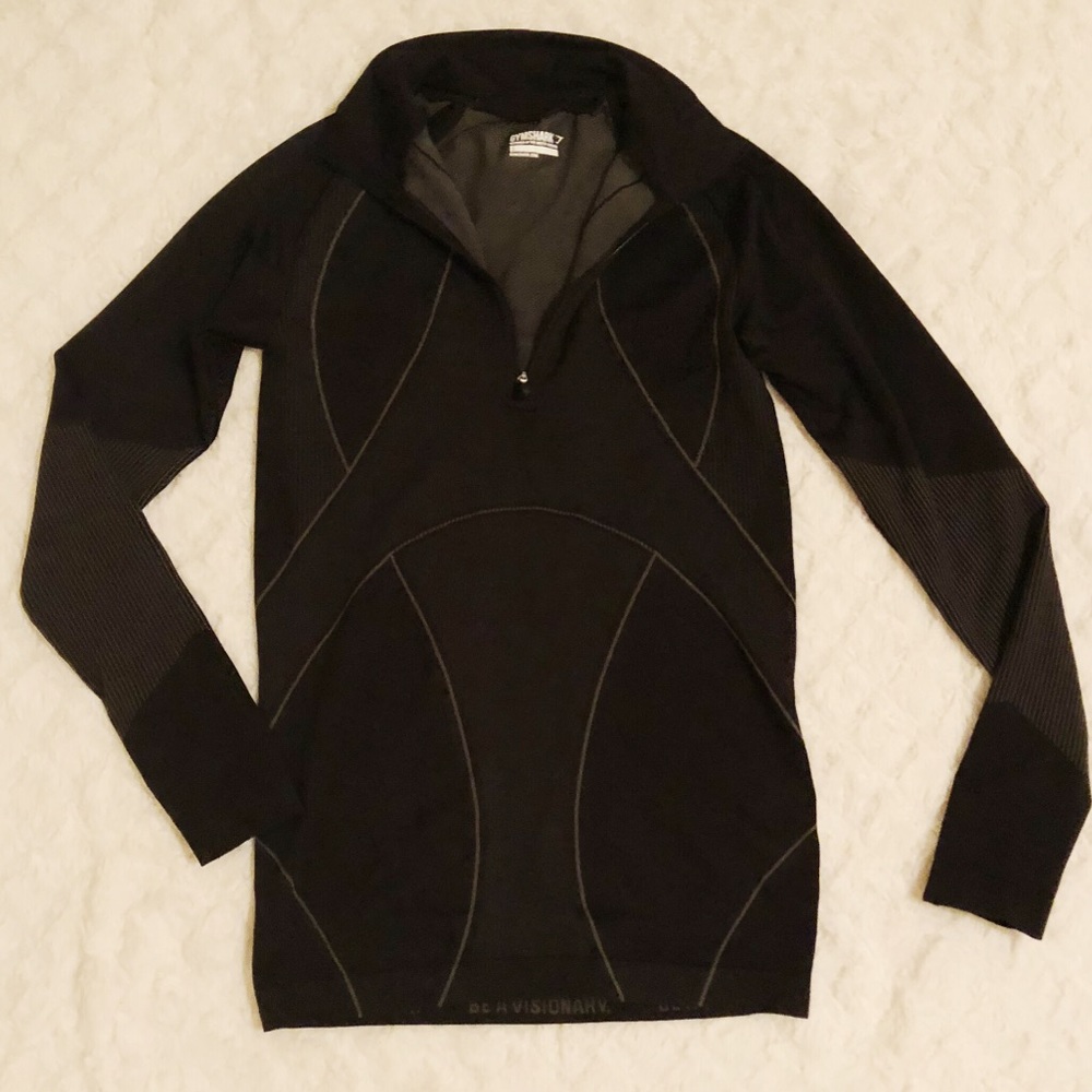 Gymshark half zip long sleeve
